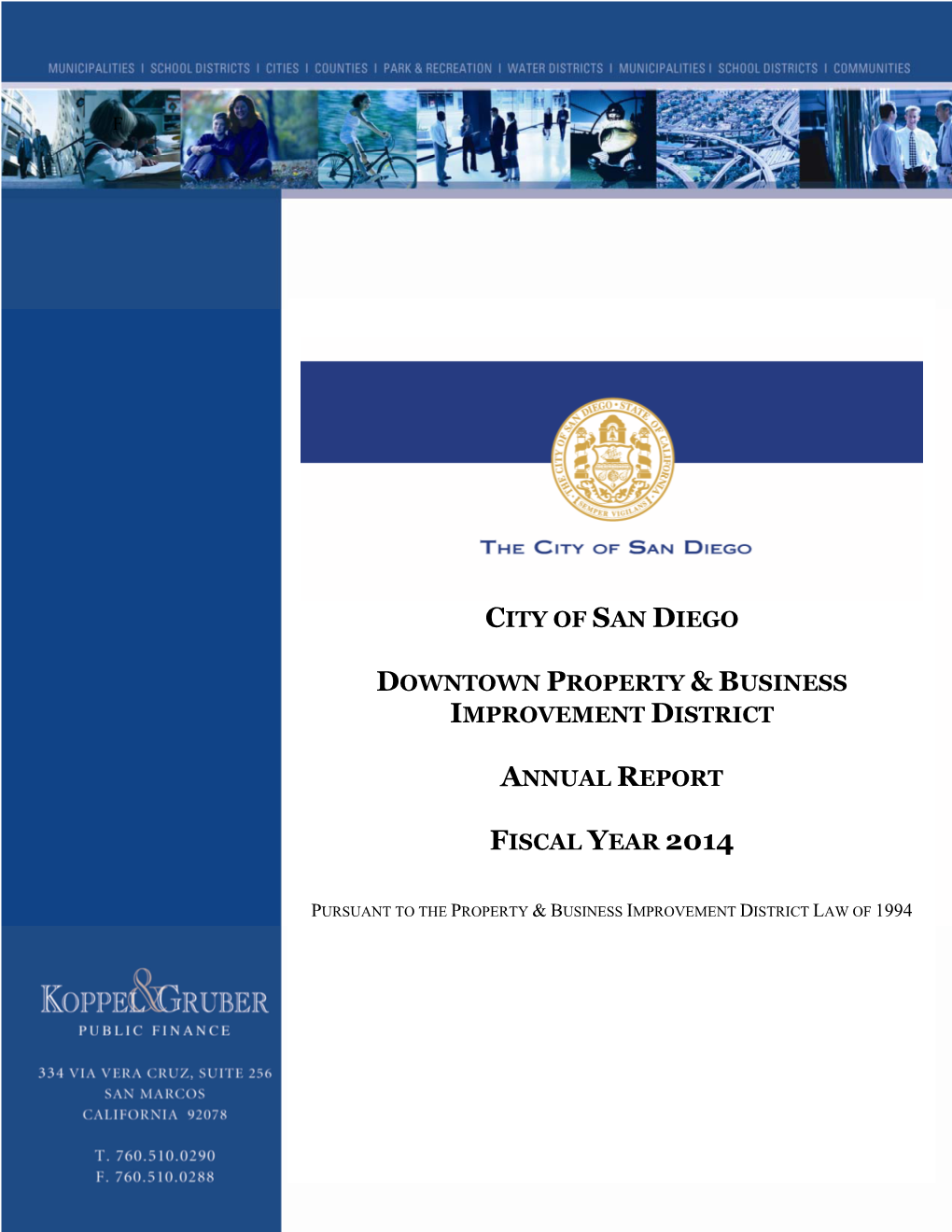 City of San Diego Downtown Property & Business Improvement District