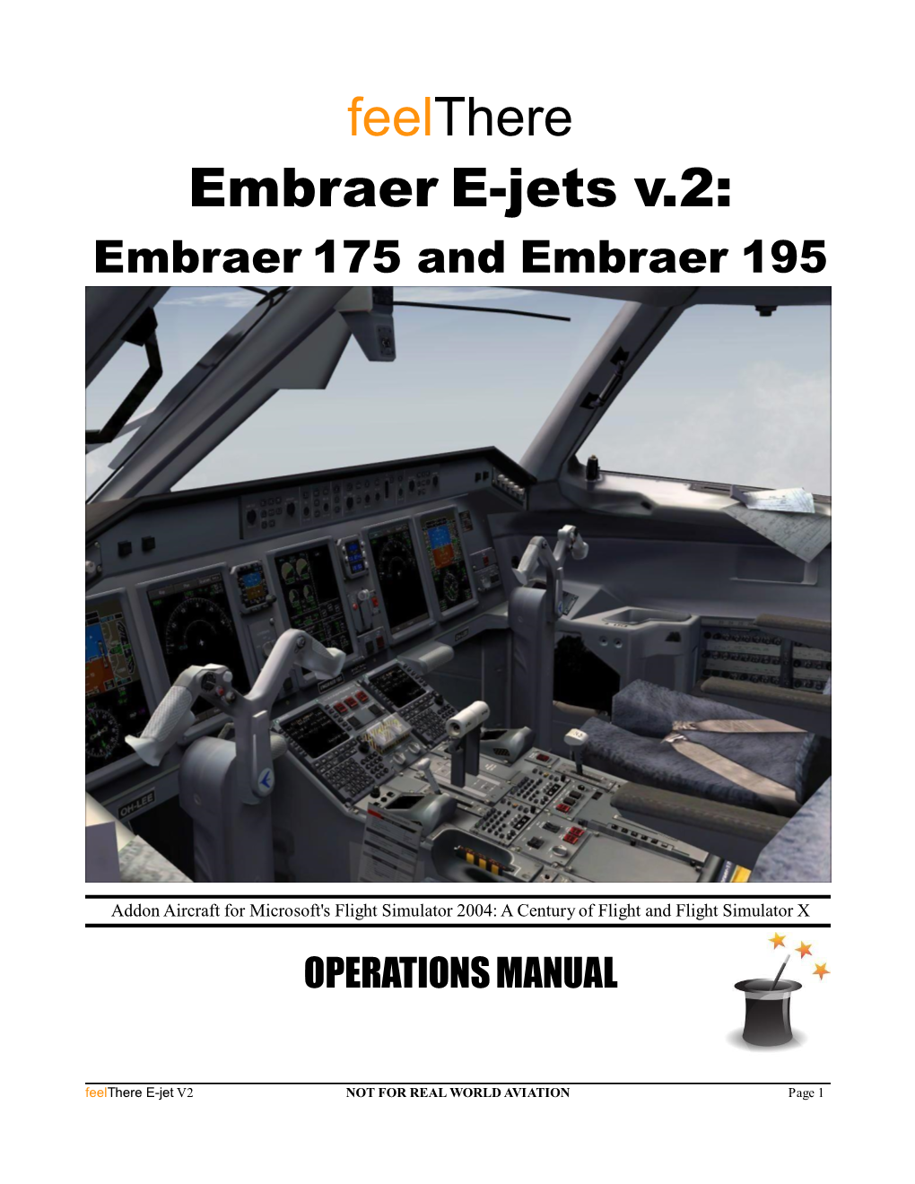 Manual for the E-Jets V2: Embraer 175 & Embraer