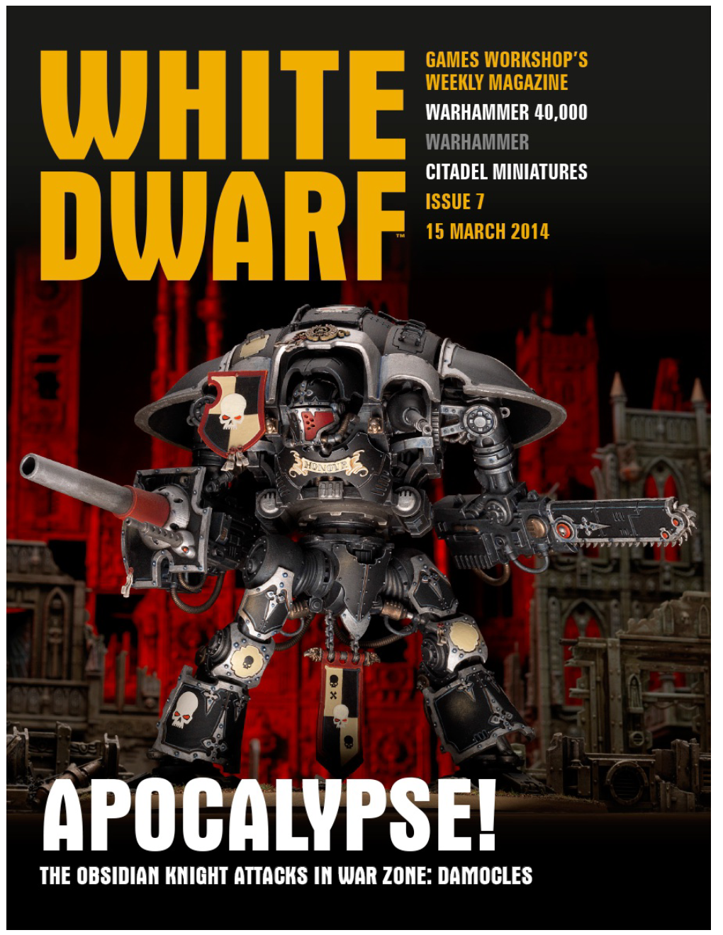 White Dwarf Team, I Was Over the Moon When I Saw the Imperial Knights for the First Time