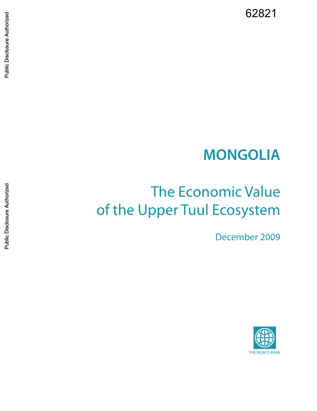 MONGOLIA Public Disclosure Authorized