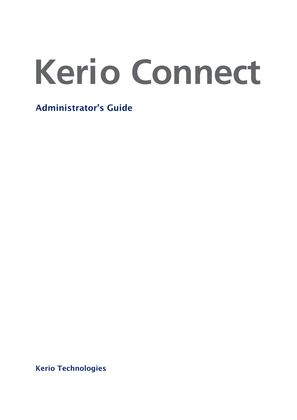 Administrator's Guide