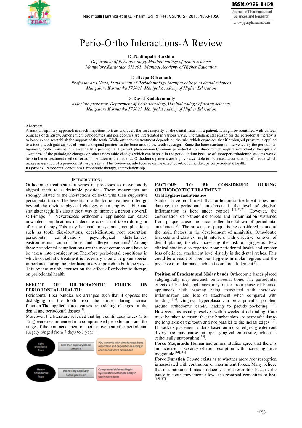 Perio-Ortho Interactions-A Review