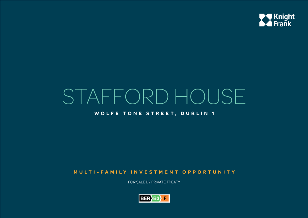 Staffordhousedublin.Com +353 1 618 0000 Brian.Orourke@Arthurcox.Com