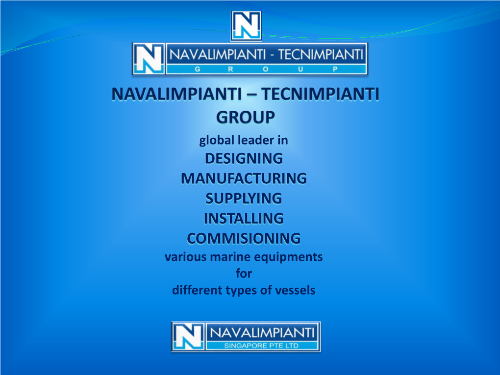 OFFICE & WAREHOUSE Navalimpianti Singapore