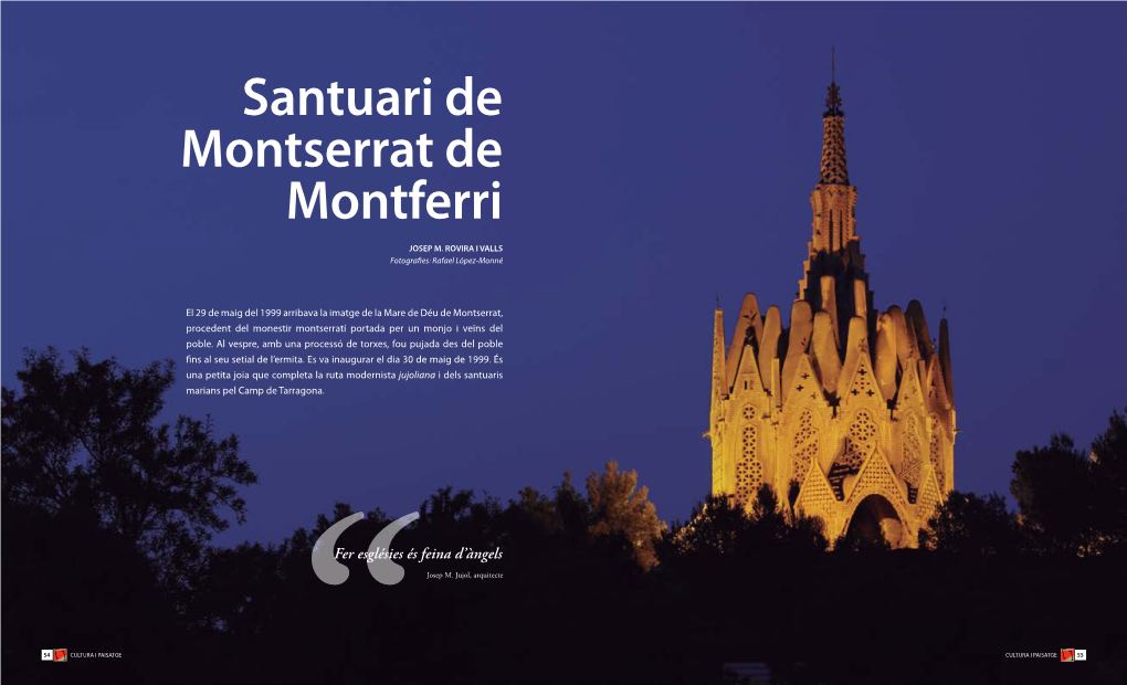 Santuari De Montserrat De Montferri