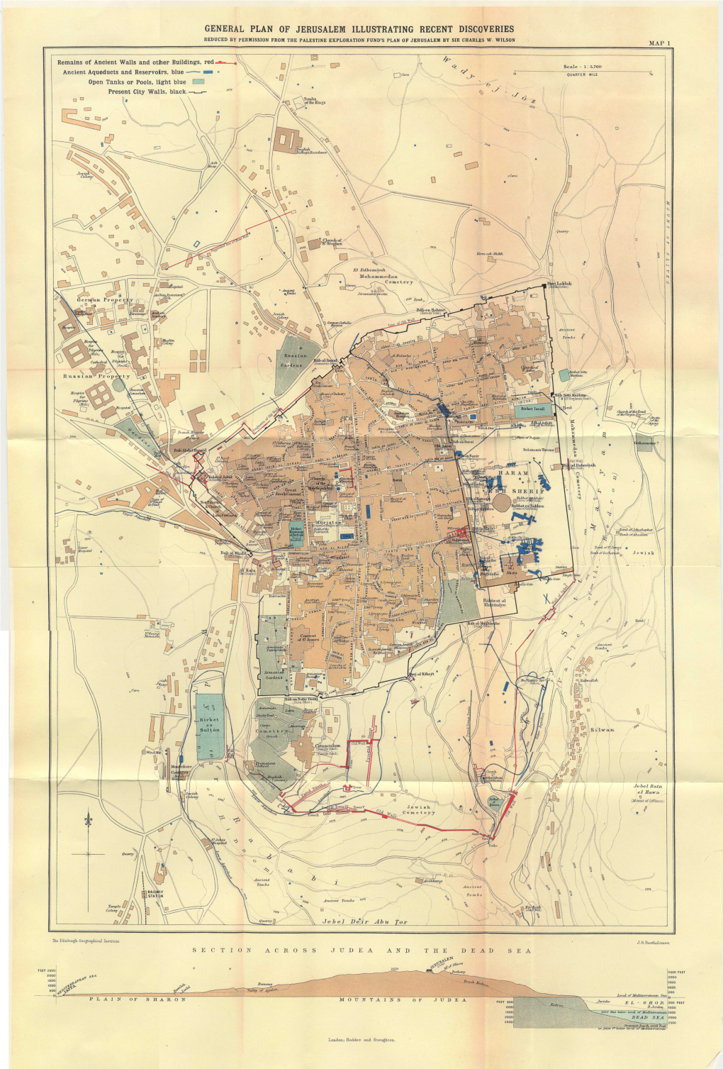 Jerusalem : the Topography Economics and History