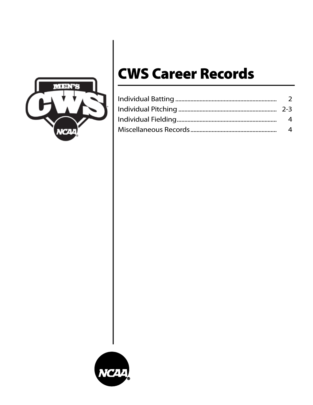 CWS Career Records