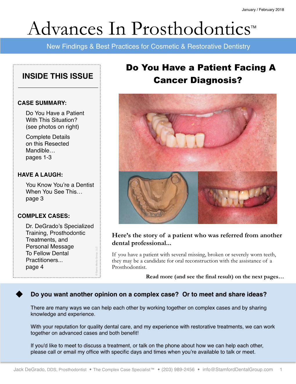 Advances in Prosthodonticstm New Findings & Best Practices for Cosmetic & Restorative Dentistry