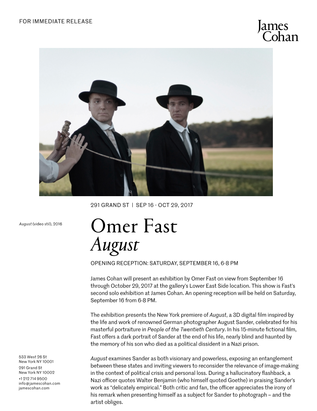 Omer Fast August