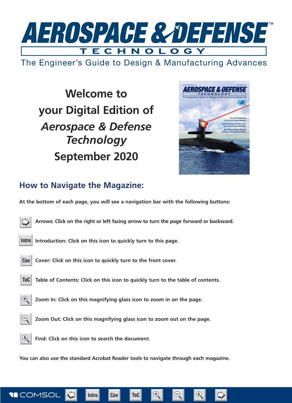 Your Digital Edition of Aerospace & Defense Technology