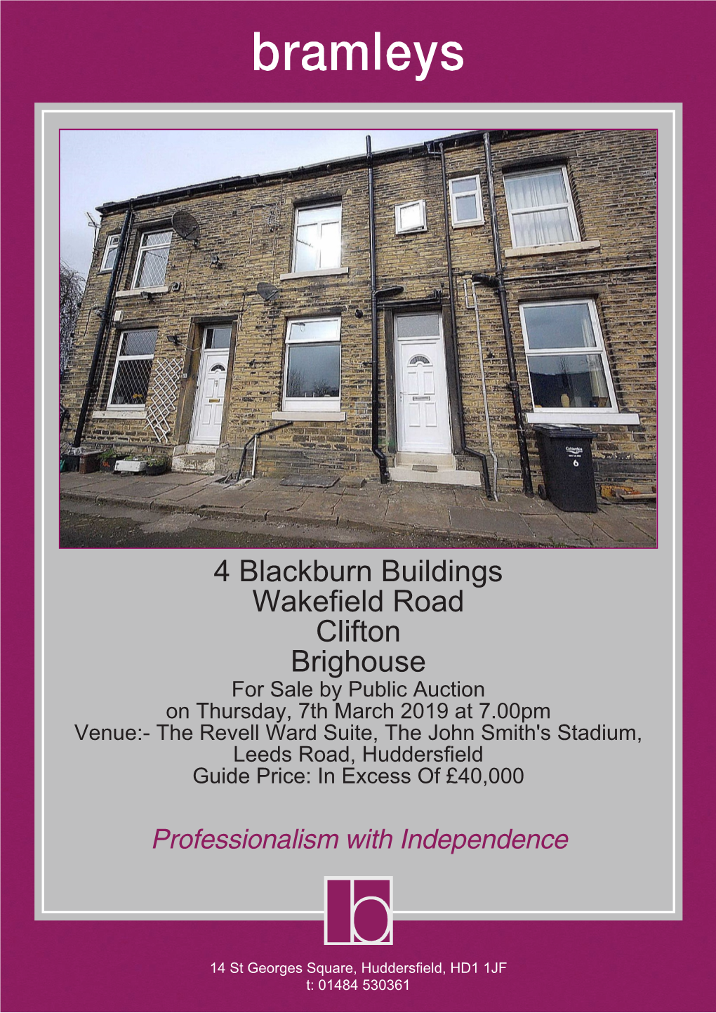 4 Blackburn Buildings Wakefield Road Clifton Brighouse