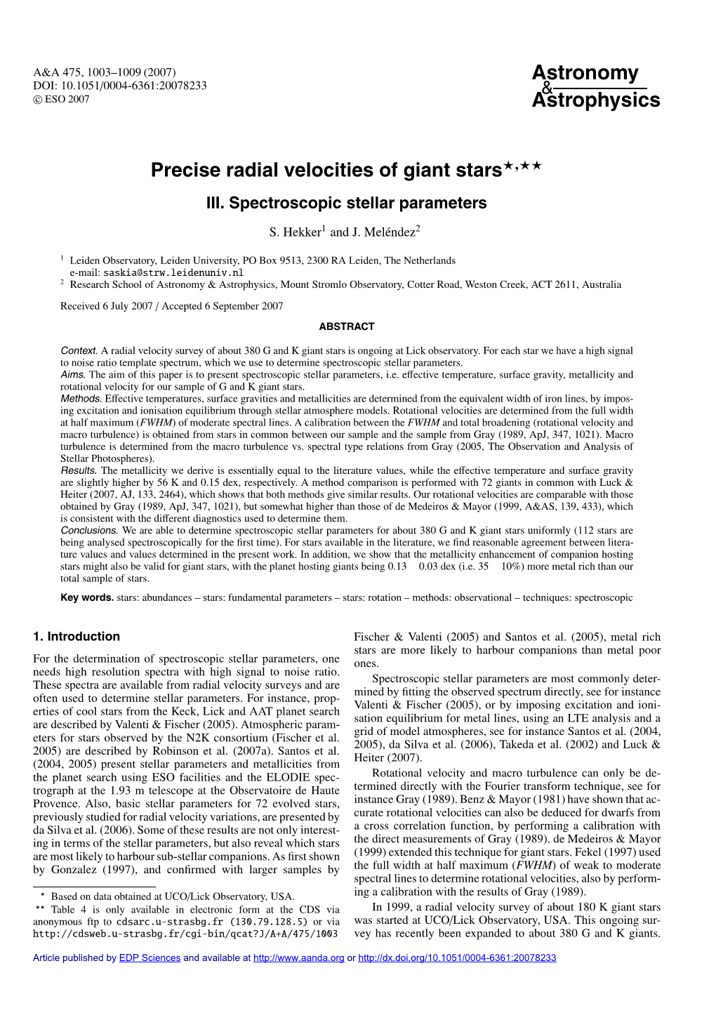 Precise Radial Velocities of Giant Stars�,�� III