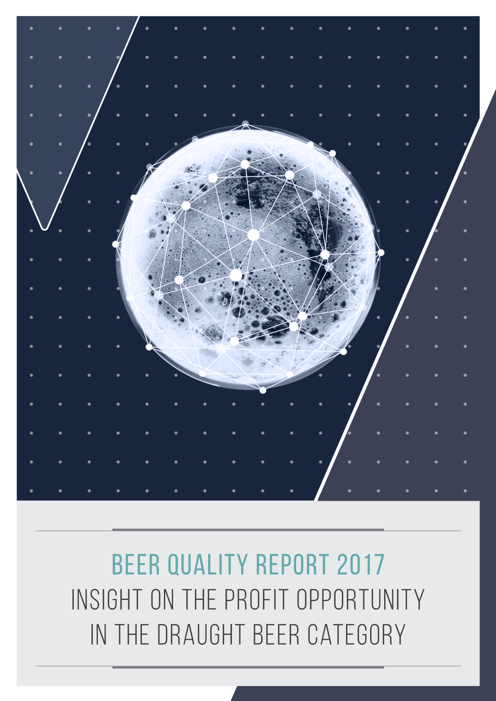 Beer Quality Report 2017 Insight on the Profit Opportunity in the Draught Beer Category an INSIGHT-LED APPROACH to IMPROVING QUALITY CONTENTS