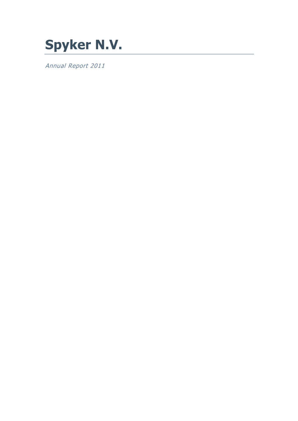 Annual Report 2011