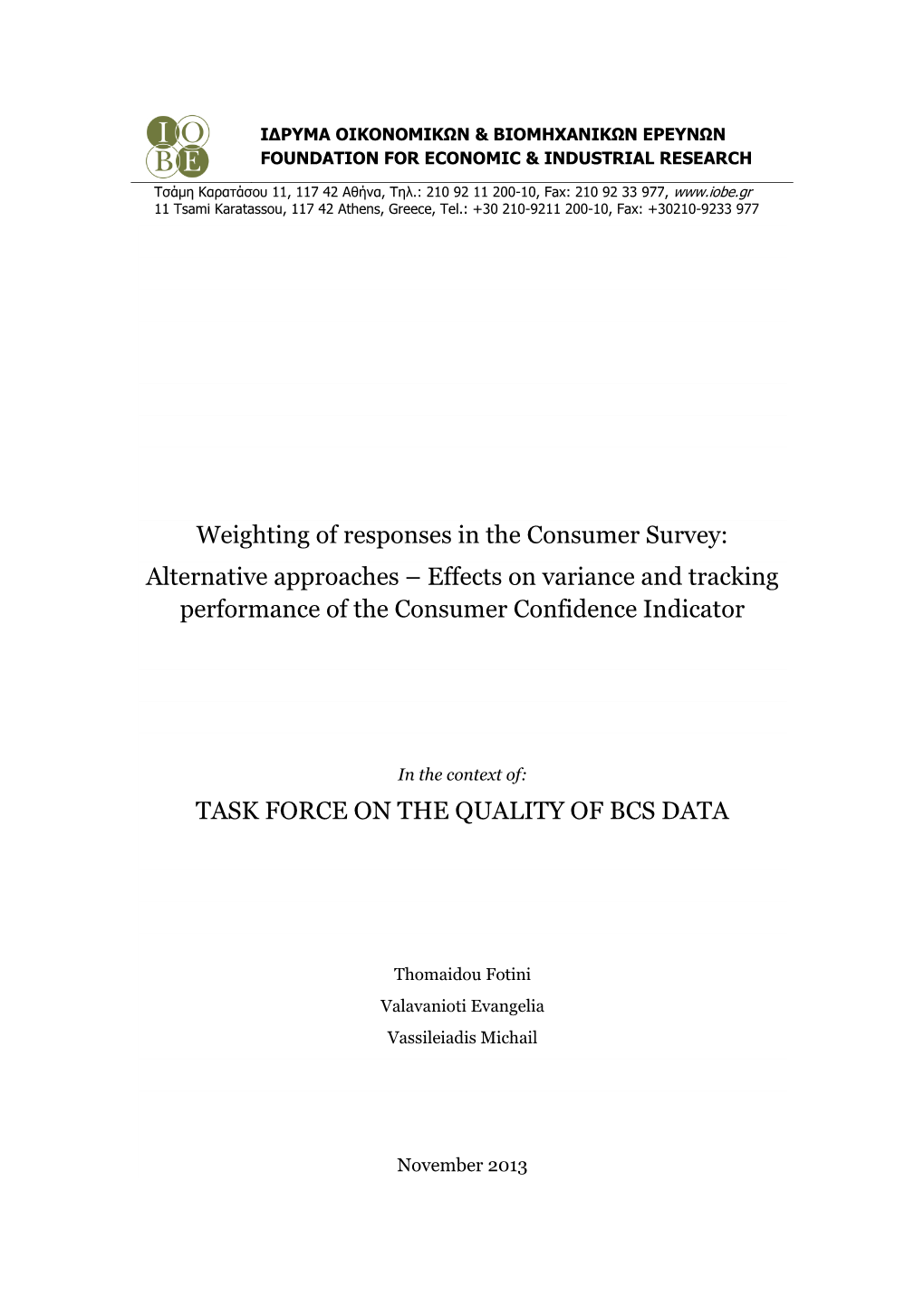 A Concise Review on Statistical Survey Weighting