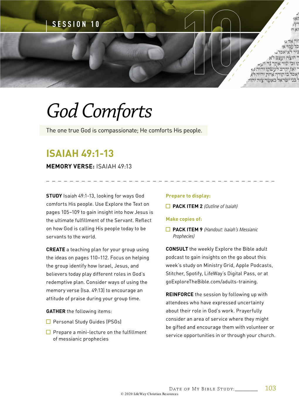 God Comforts the One True God Is Compassionate; He Comforts His People
