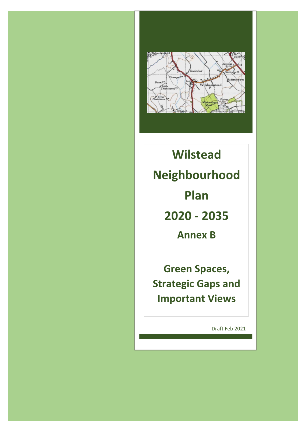 Wilstead Neighbourhood Plan 2020