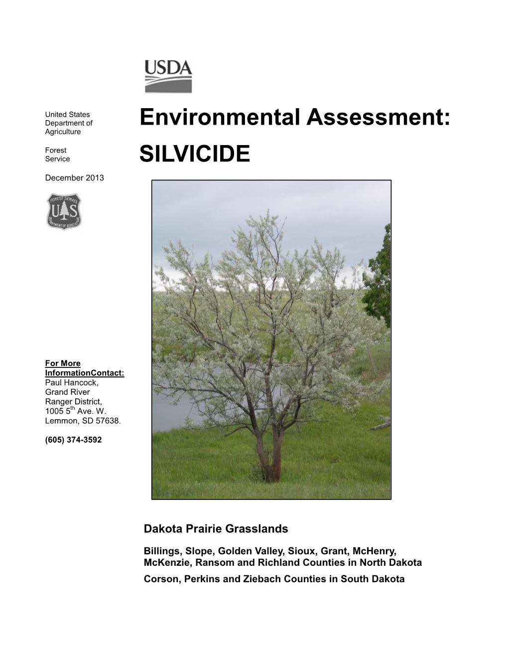 Environmental Assessment: SILVICIDE