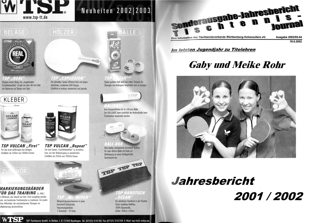 TTVWH-Jahresbericht 2001/2002