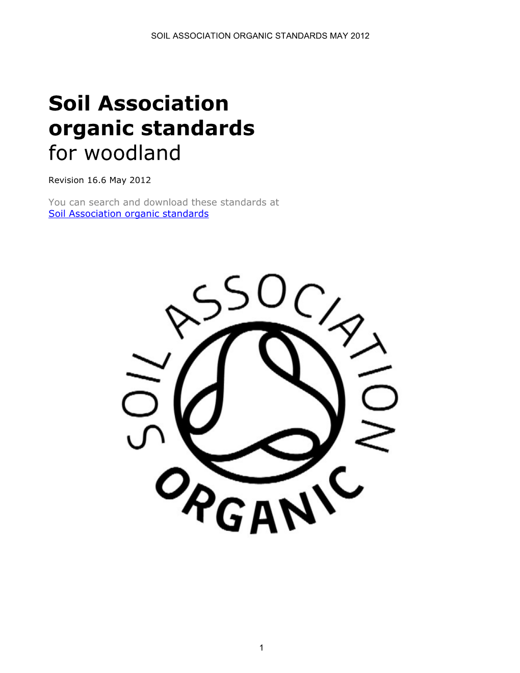 Organic Standards for Woodland