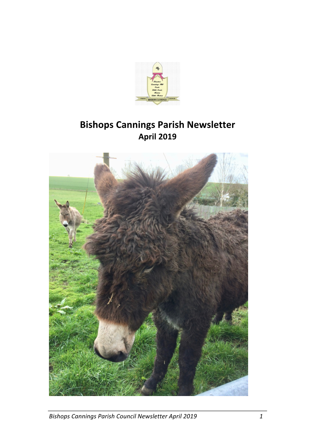 Bishops Cannings Parish Newsletter April 2019