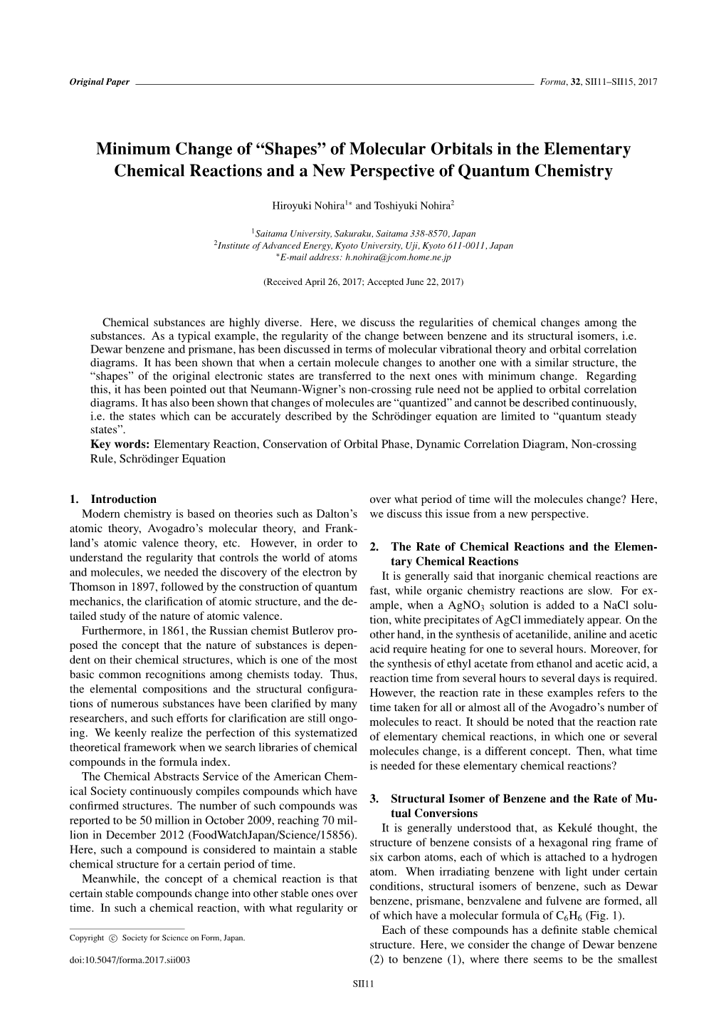 Of Molecular Orbitals in the Elementary Chemical Reactions and a New Perspective of Quantum Chemistry