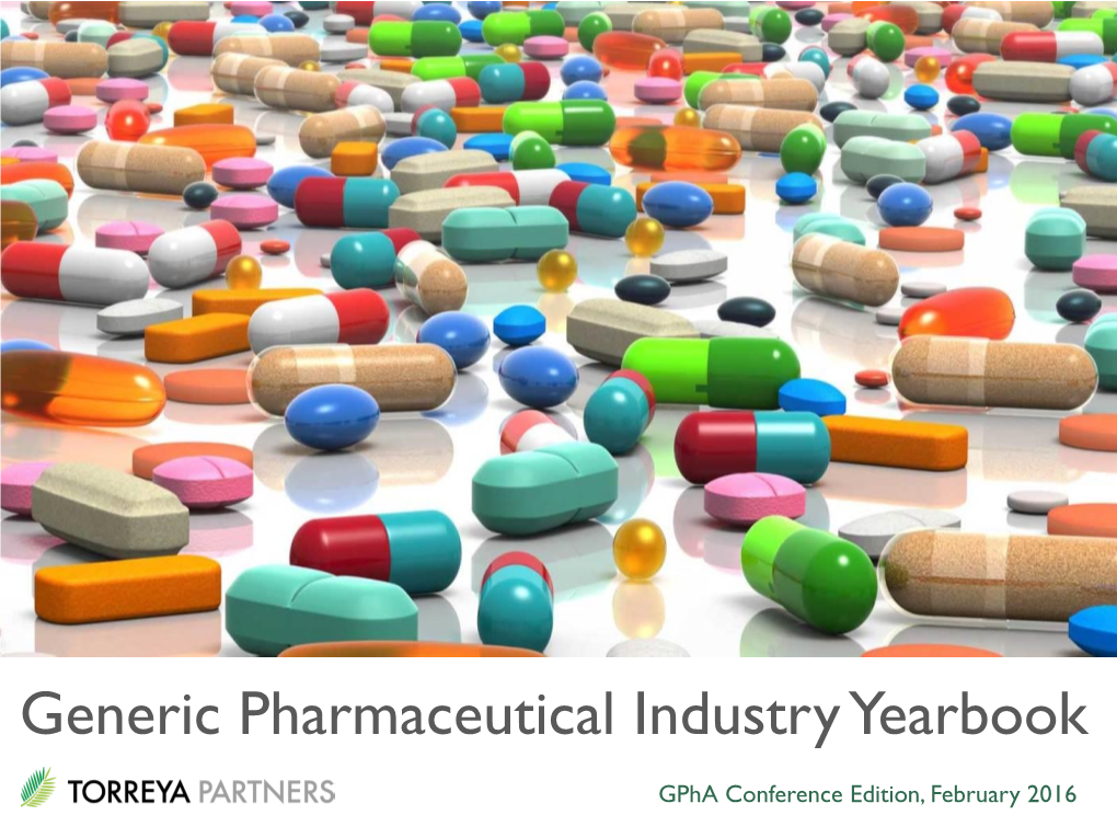 Generic Pharmaceutical Industry Yearbook