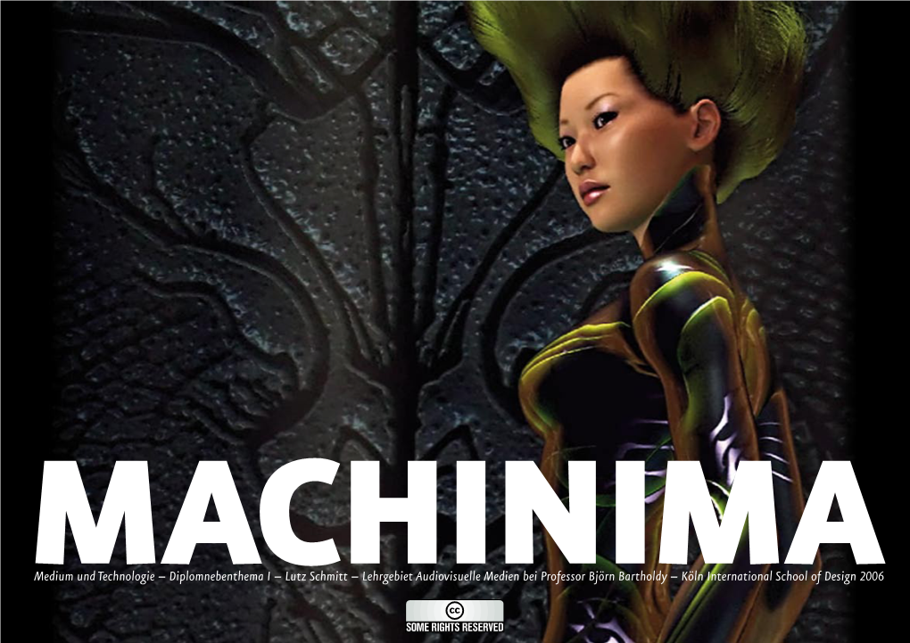 Machinima – Medium Und Technologie