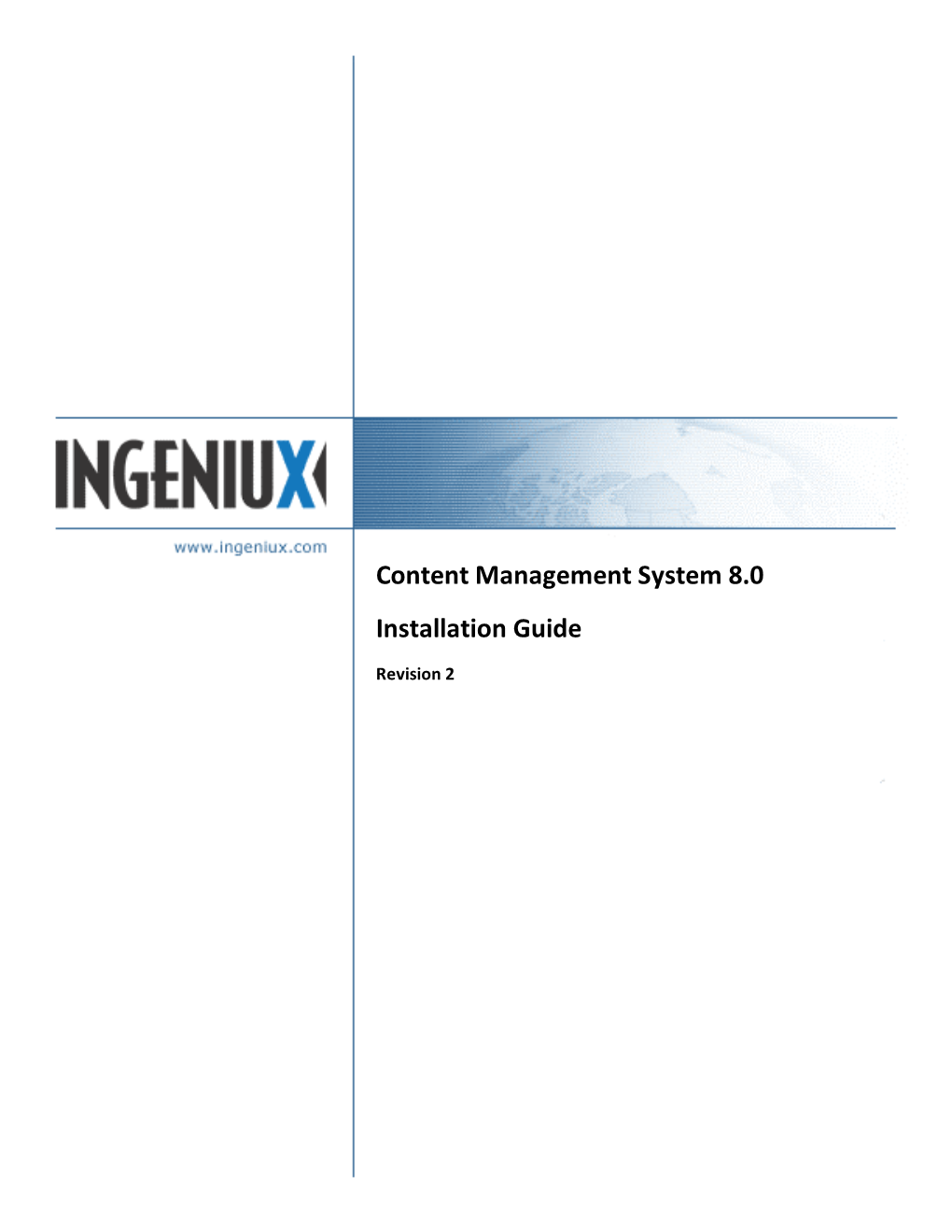 Content Management System 8.0 Installation Guide