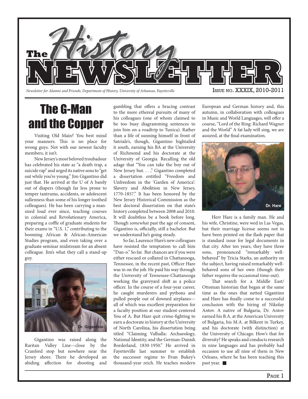 2010-2011 Newsletter