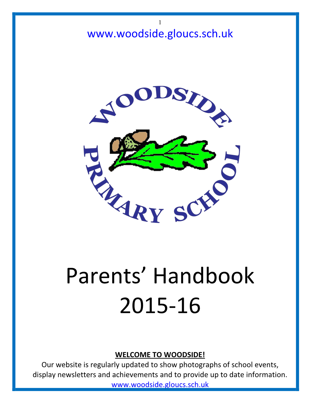 Parents' Handbook 2015-16