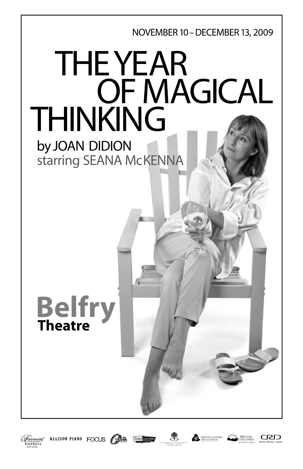 THE YEAR of MAGICAL THINKING by JOAN DIDION Starring SEANA Mckenna