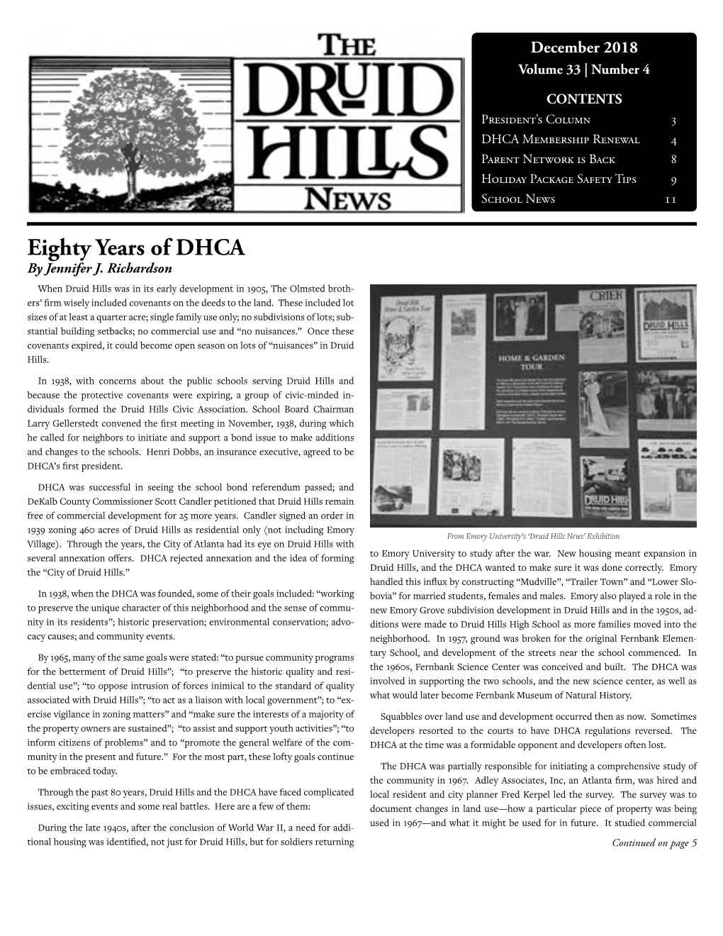 Eighty Years of DHCA by Jennifer J