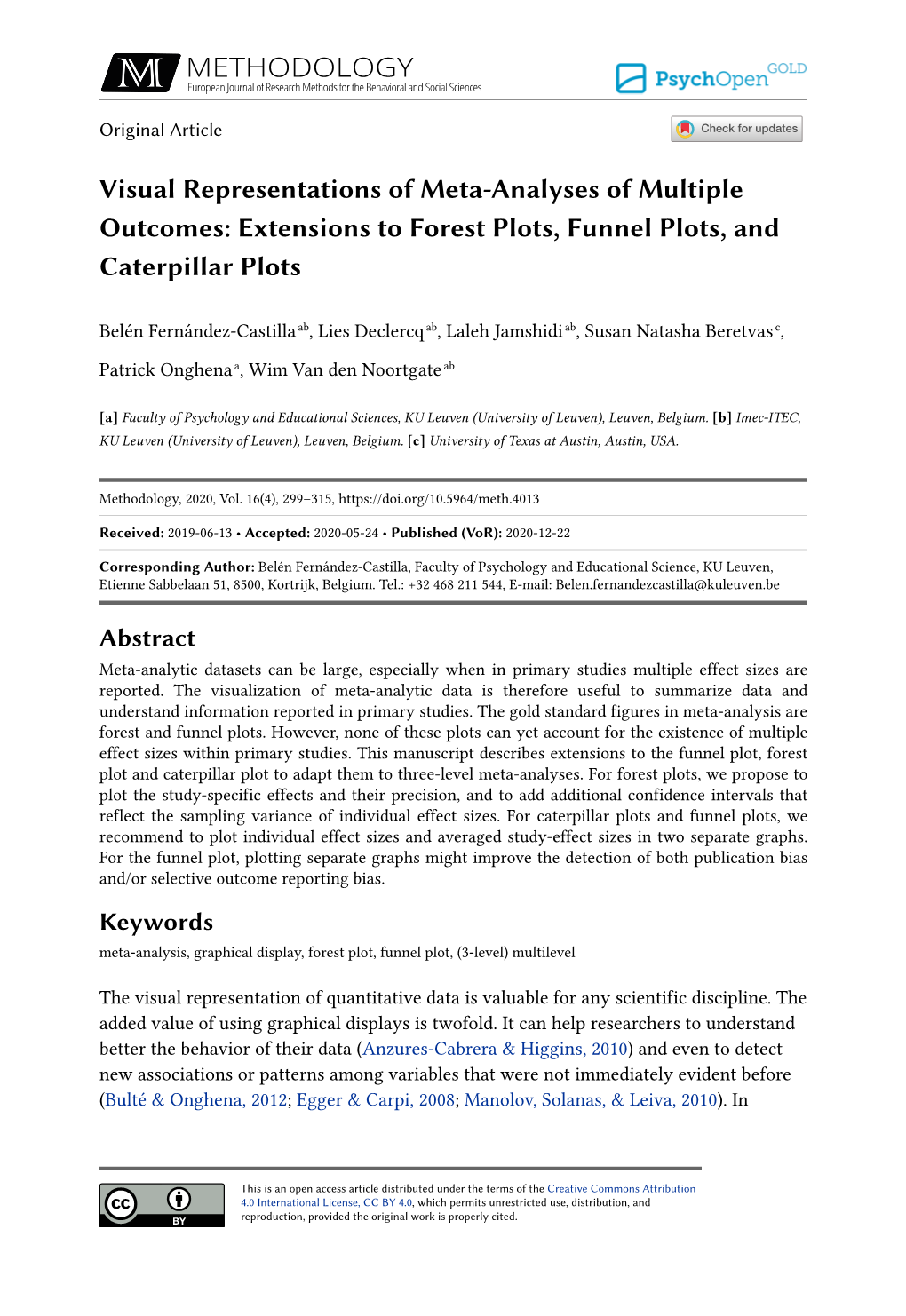 Visual Representations of Meta-Analyses of Multiple Outcomes: Extensions to Forest Plots, Funnel Plots, and Caterpillar Plots