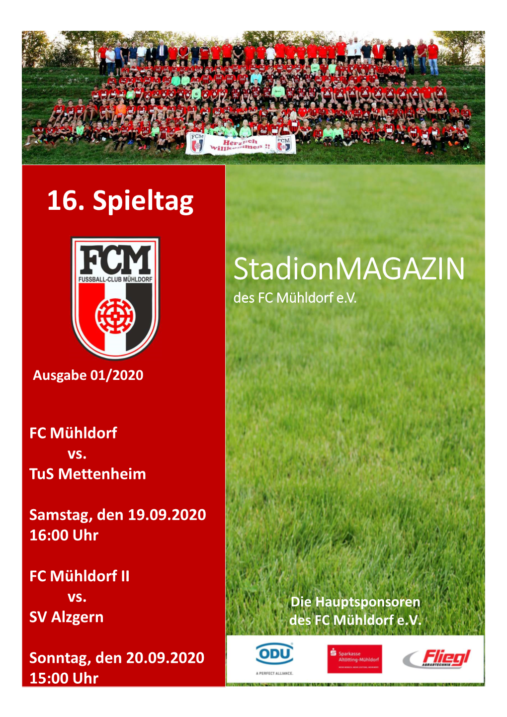 Stadionmagazin Des FC Mühldorf E.V