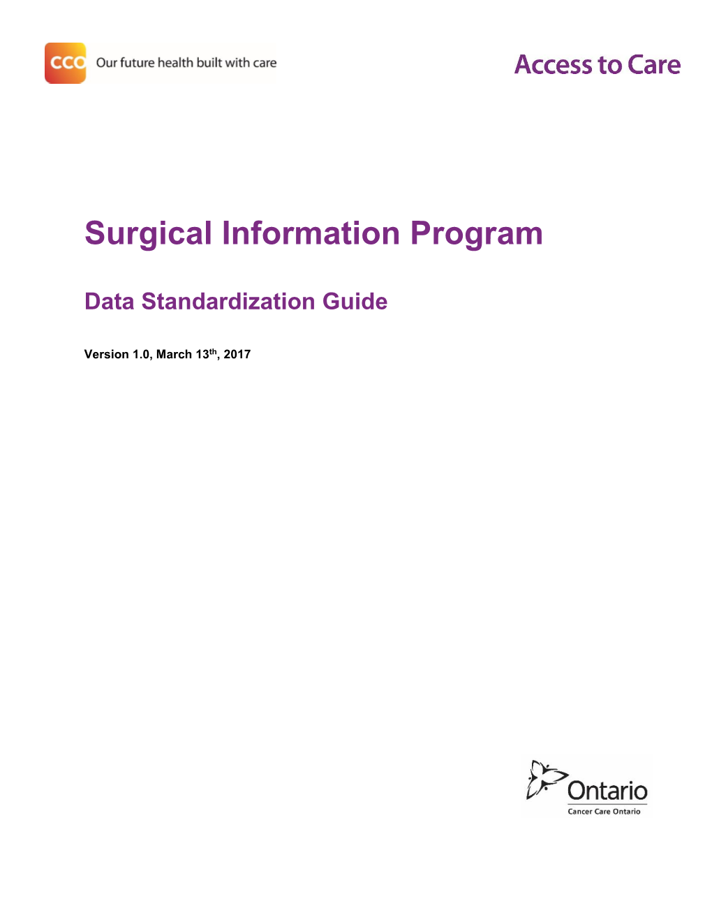 Surgical Information Program