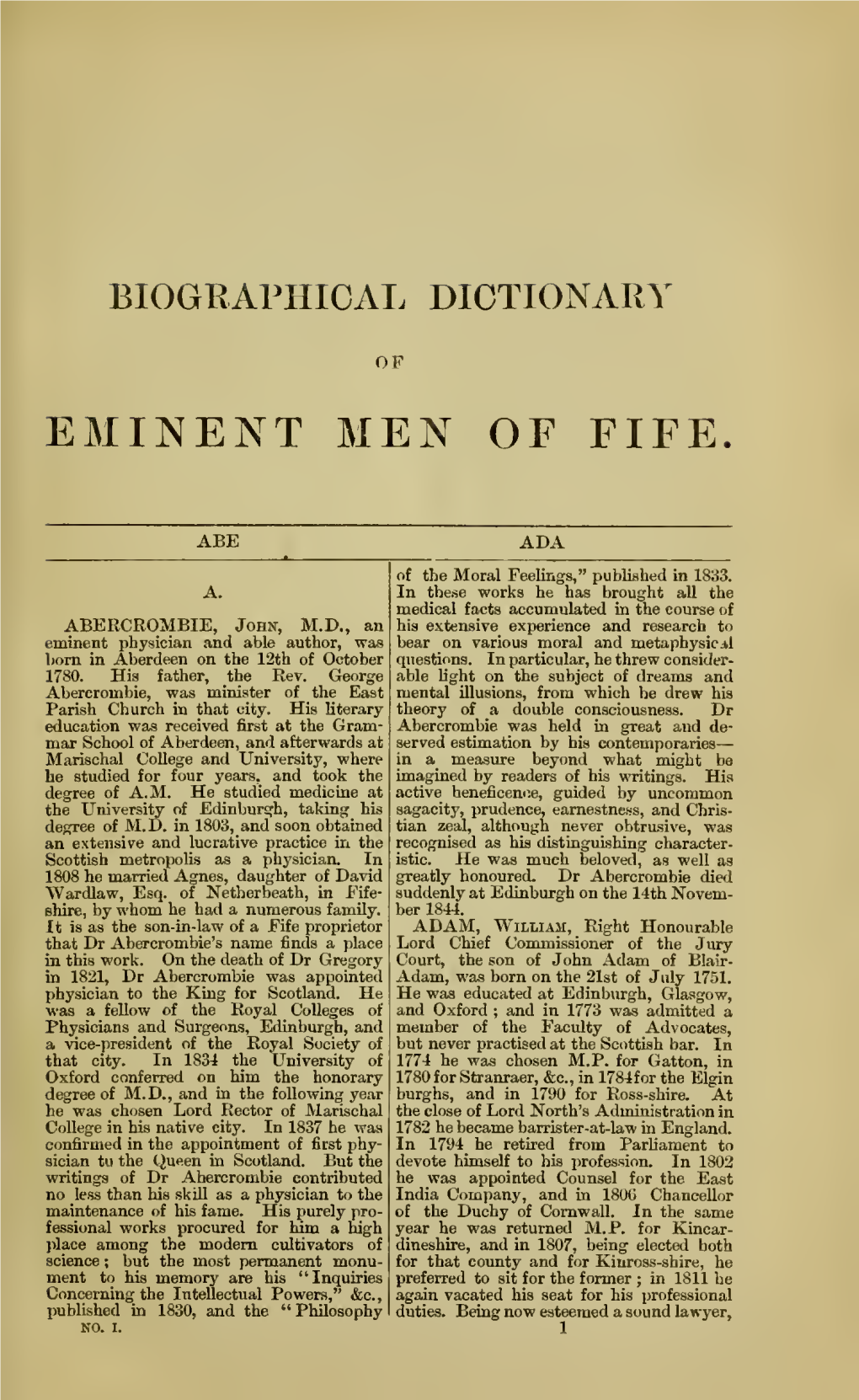 Eminent Men of Fife