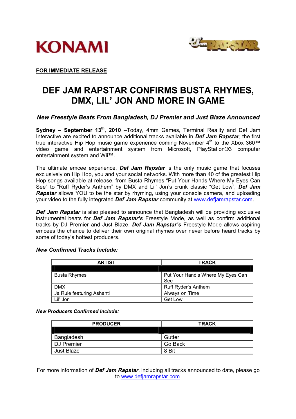 Def Jam Rapstar Confirms Busta Rhymes, Dmx, Lil' Jon