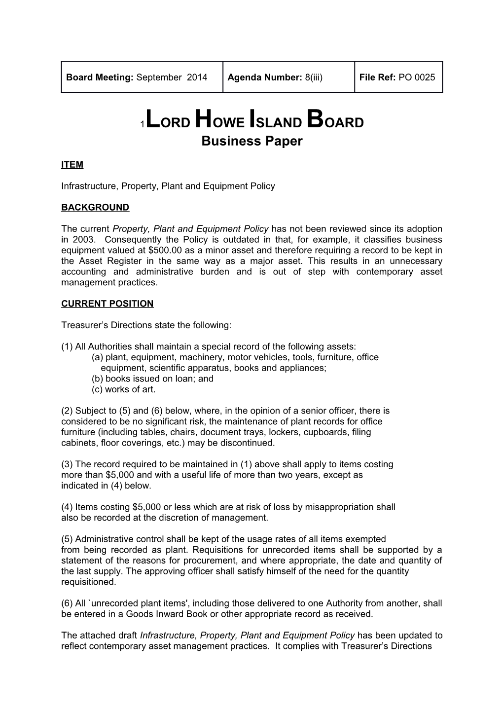 Lord Howe Island Board s1