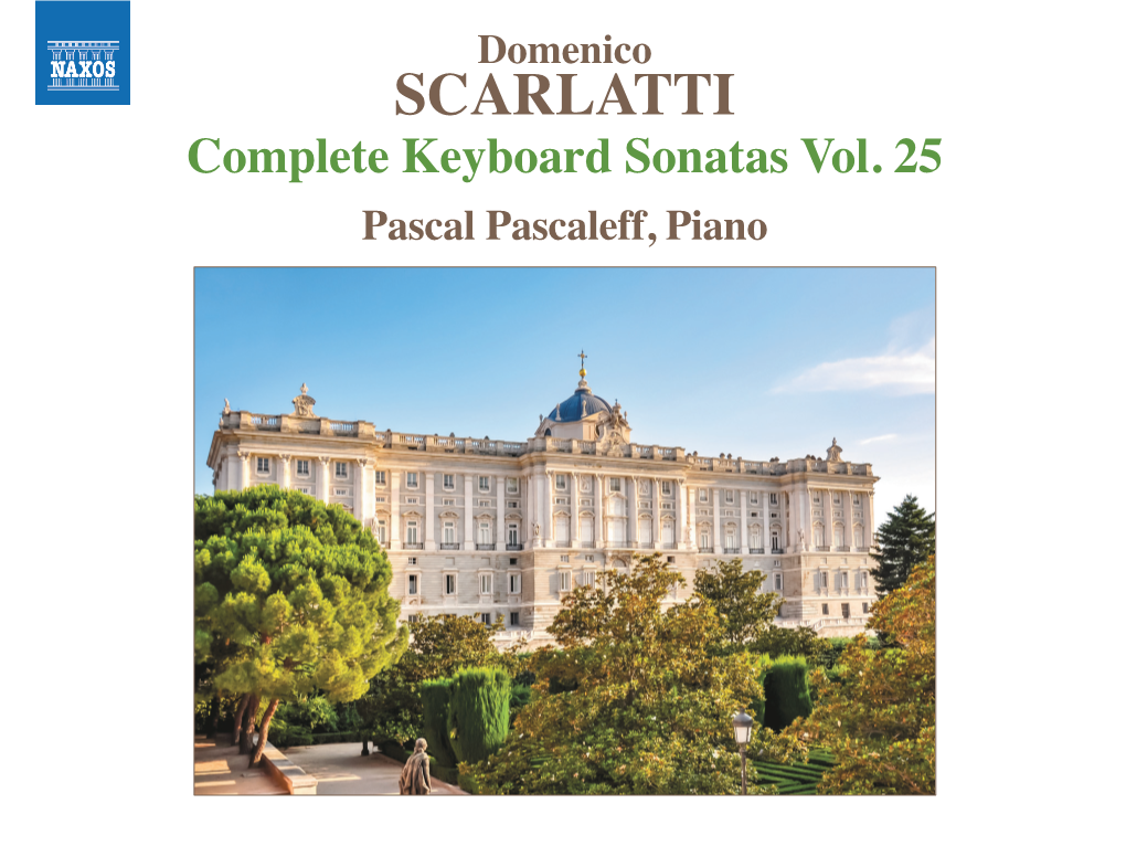 Domenico SCARLATTI Complete Keyboard Sonatas Vol