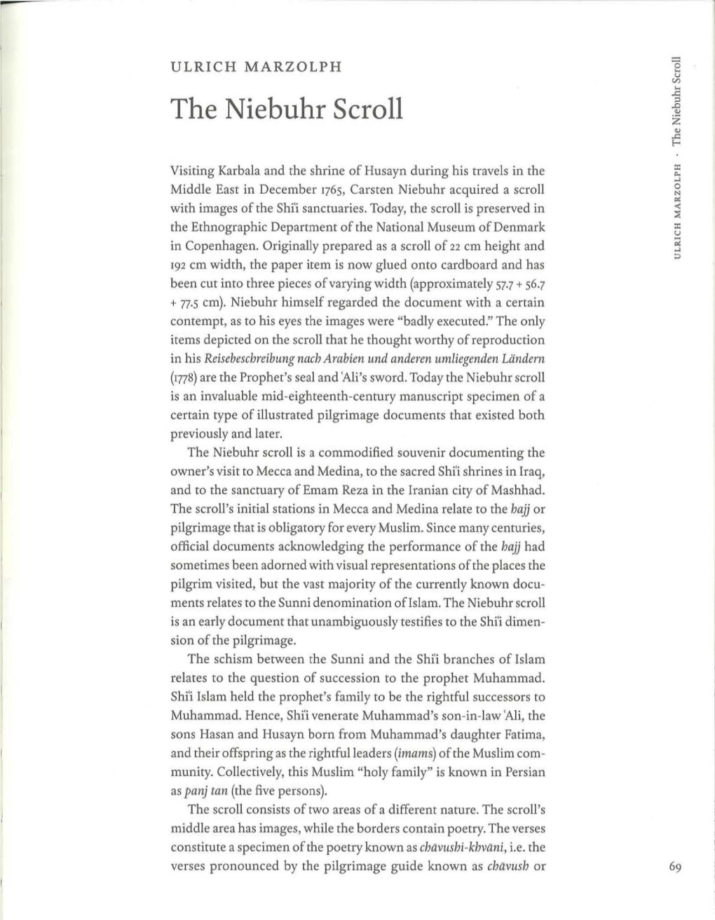 The Niebuhr Scroll