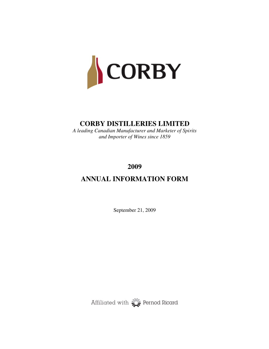 2009 Annual Information Form