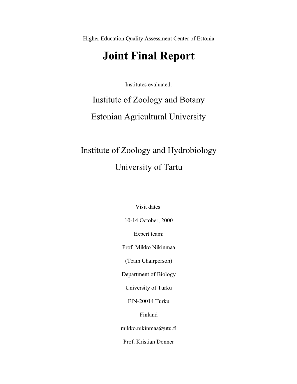 Biomarkers of Environmental Pollution