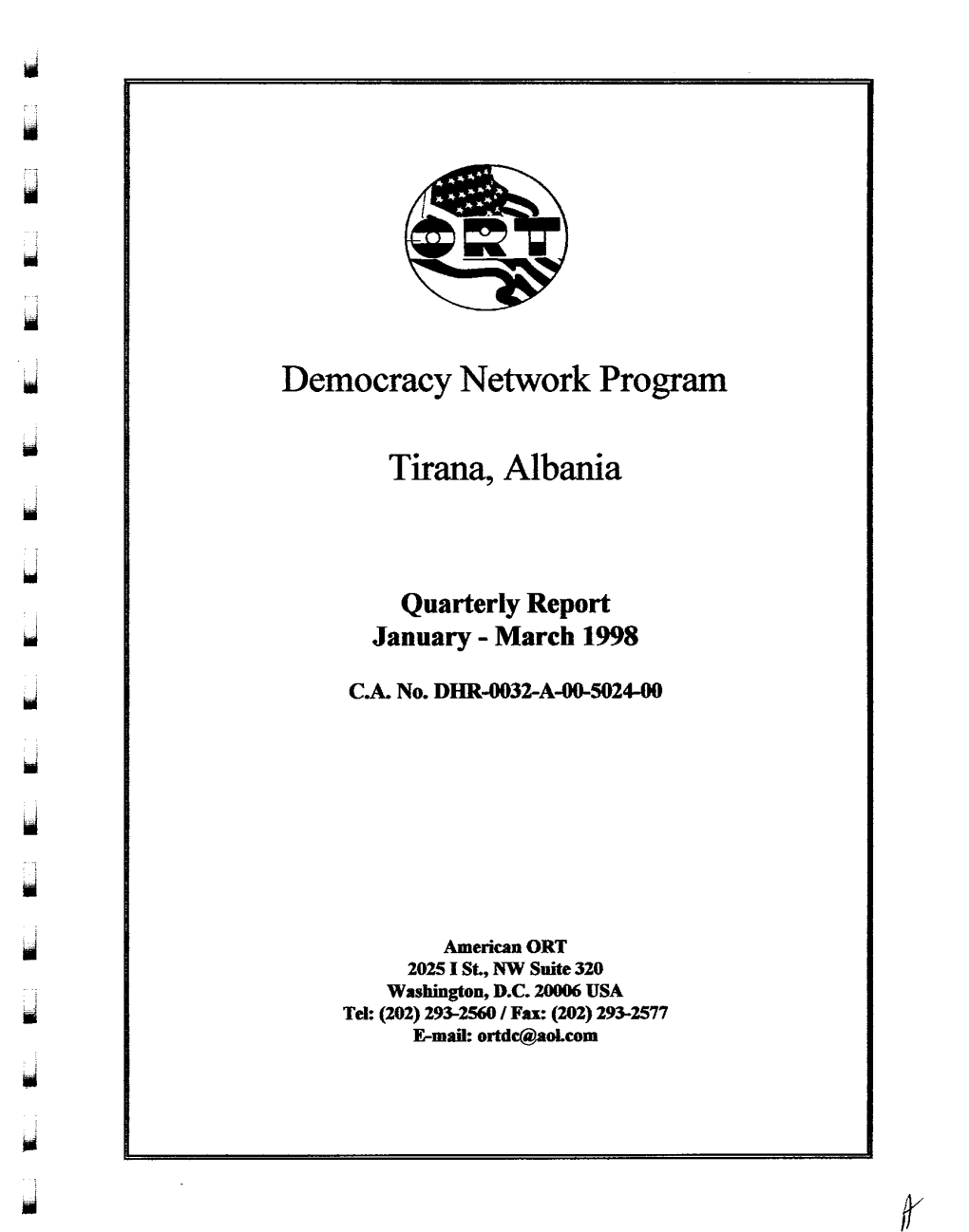 Democracy Network Program Tirana, Albania