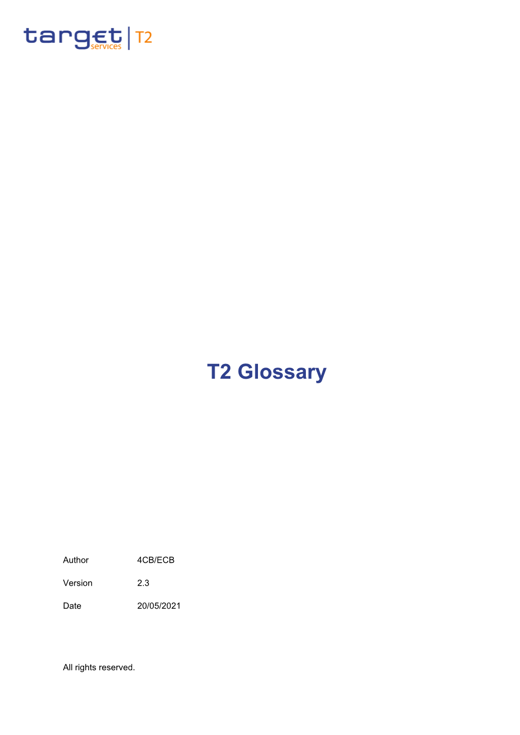 T2 Glossary V2.3