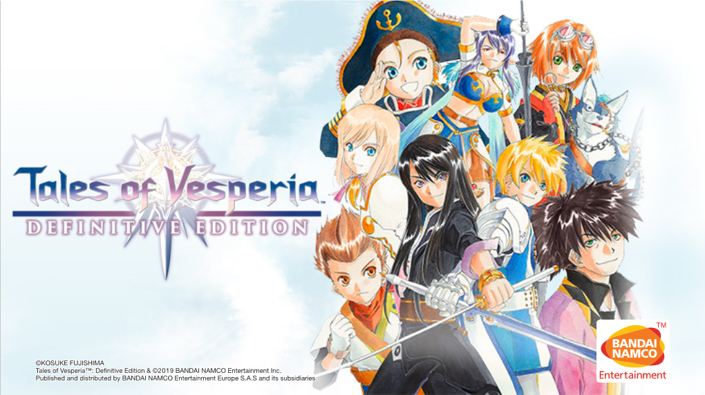 KOSUKE FUJISHIMA Tales of Vesperia™: Definitive Edition & ©2019 BANDAI NAMCO Entertainment Inc