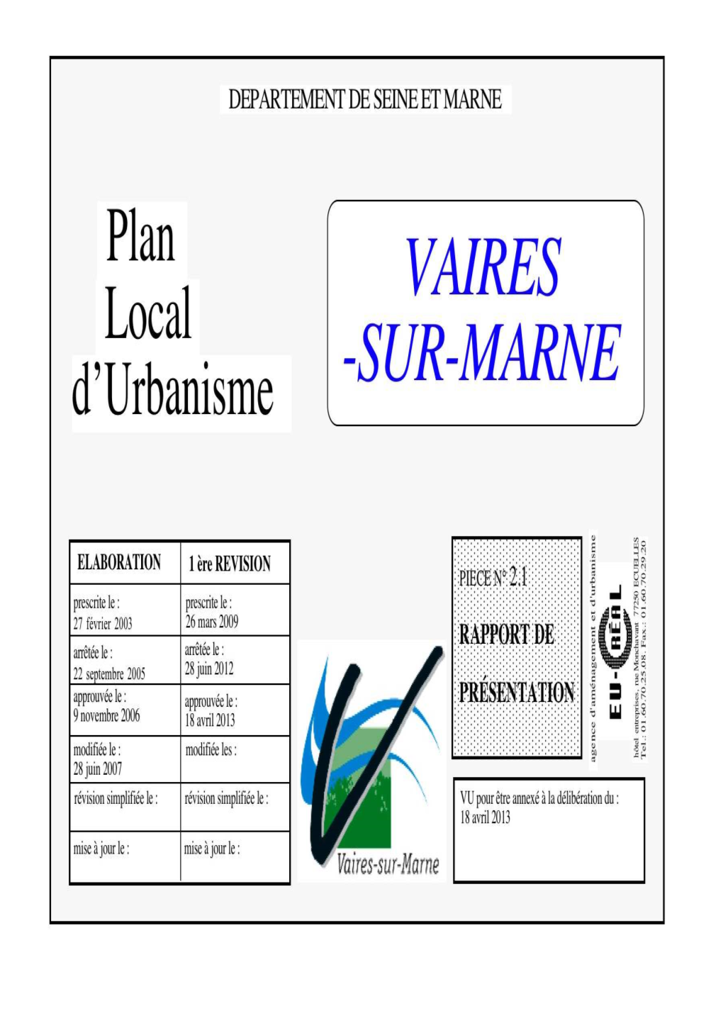 Rapport Présentation Vaires 1-Modif