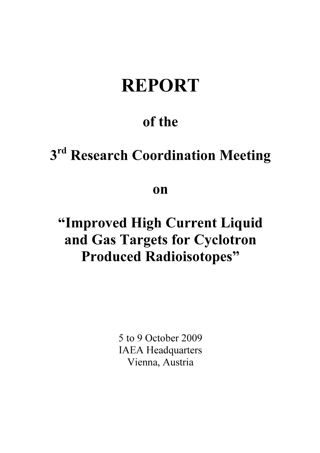 Meeting Report (Pdf)