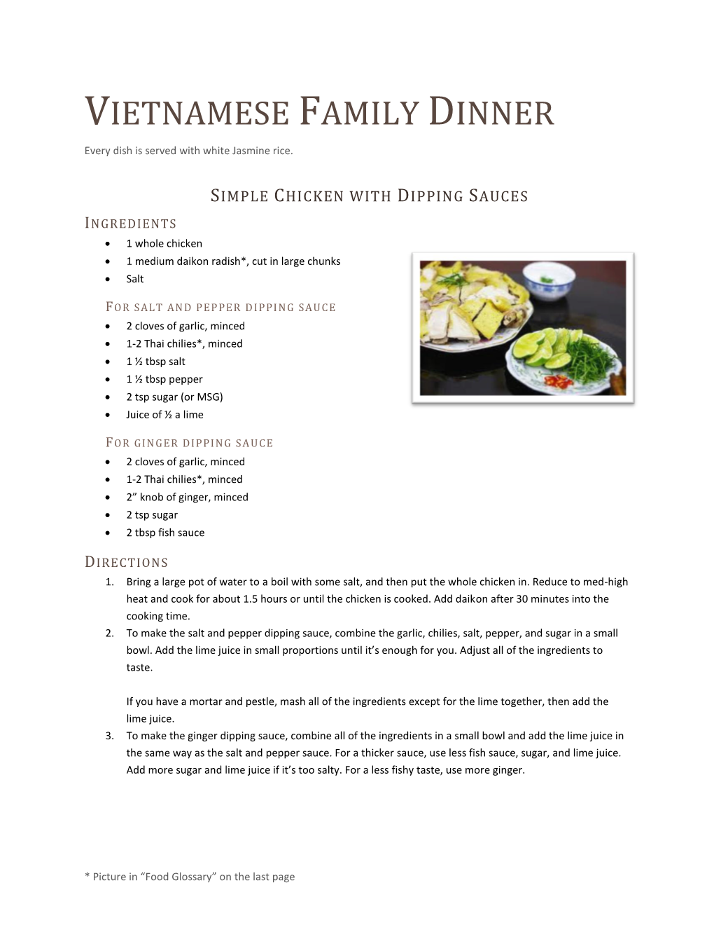 Vietnamese Family Dinner