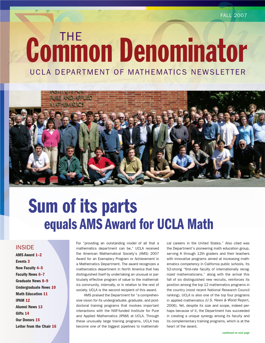 2007 Newsletter